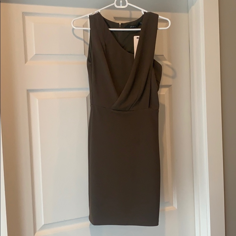 Brown ark & co bodycon dress